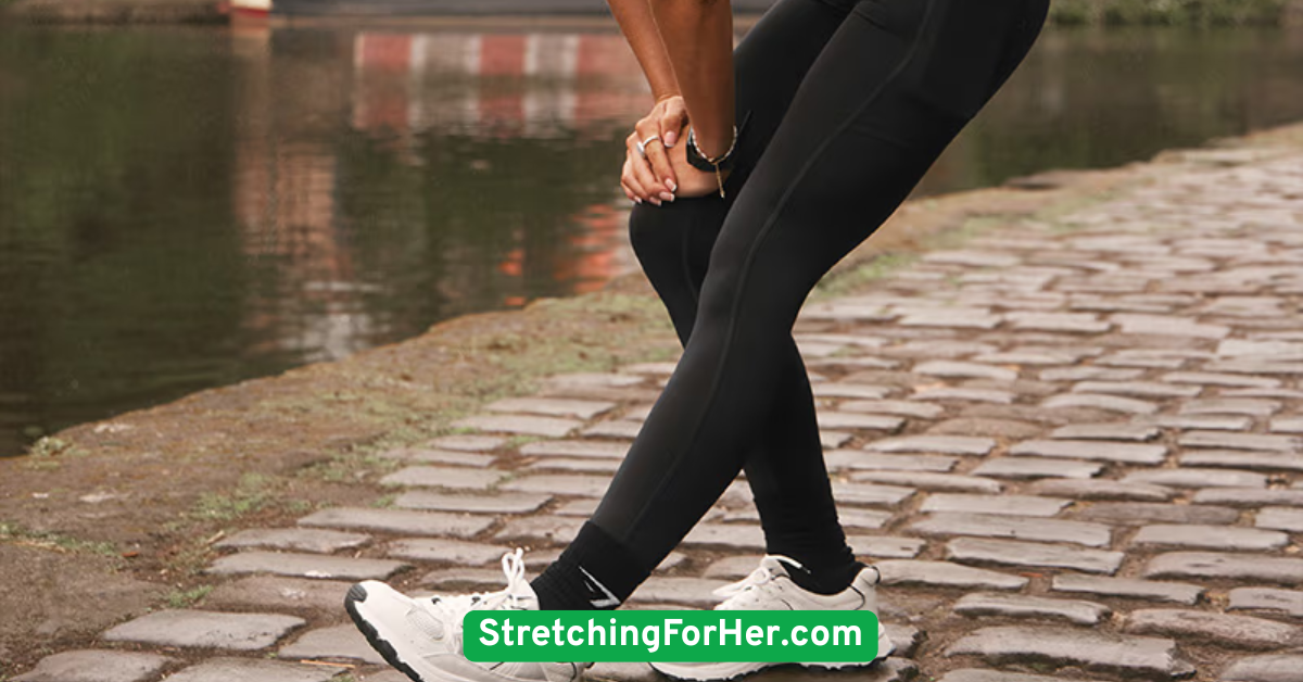 tanding Hamstring Stretch