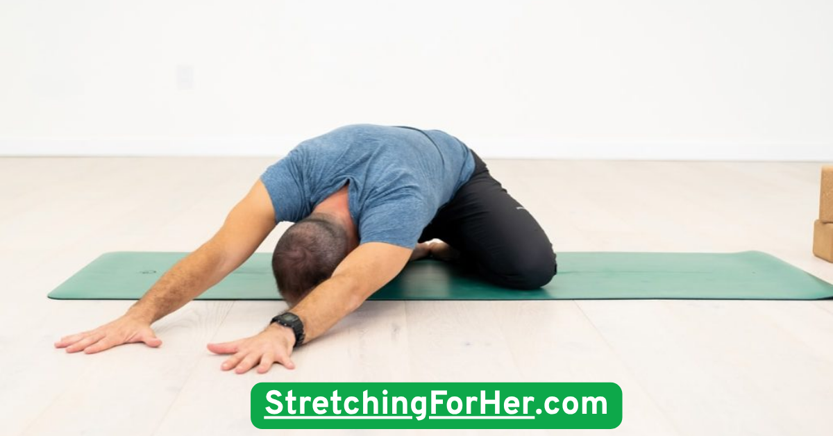 Child’s Pose with Side Stretch