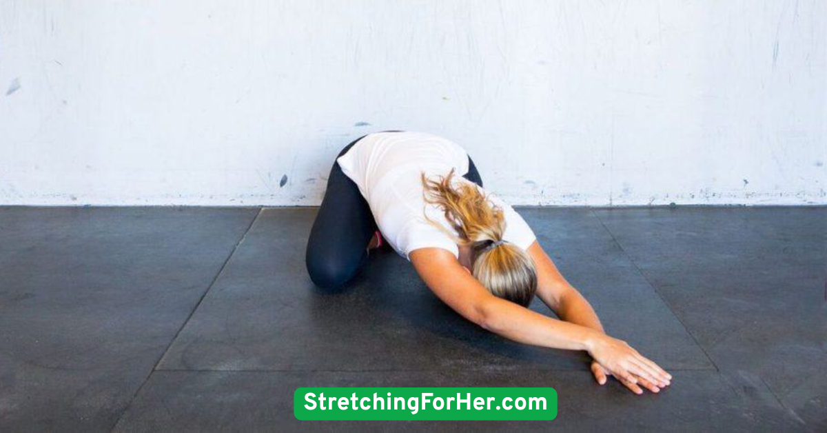 Child’s Pose with Side Stretch